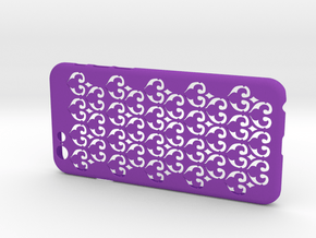 Fleur-de-lis iPhone6/6S case in Purple Processed Versatile Plastic