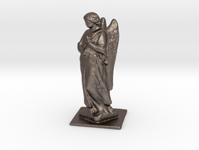 Angel in Polished Bronzed Silver Steel