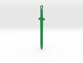 Sword in Green Processed Versatile Plastic