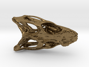 Dragon Skull in Natural Bronze