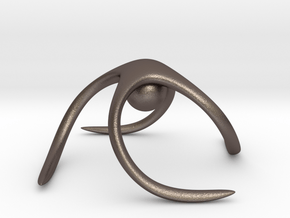 Quadruped in Polished Bronzed Silver Steel