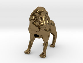Lion in Polished Bronze