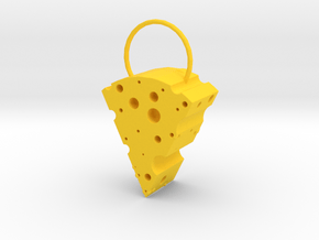 Cheese Locket in Yellow Processed Versatile Plastic
