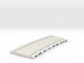 P-45st-tram-long-curve-200-1a in White Natural Versatile Plastic