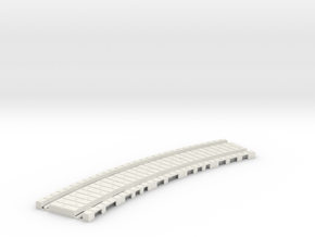 P-32stg-tram-curve-200-1a in White Natural Versatile Plastic