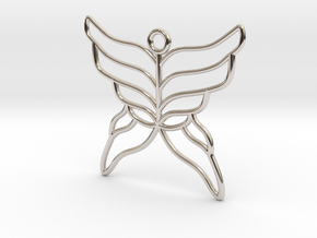 Butterfly Pendant in Platinum