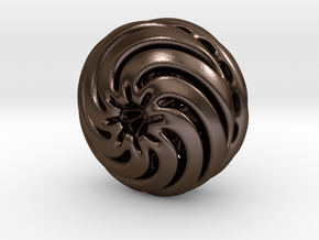 YoYo in Polished Bronze Steel