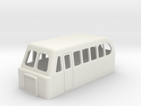 009/hon30 bus type railcar 50 alternate version  in White Natural Versatile Plastic