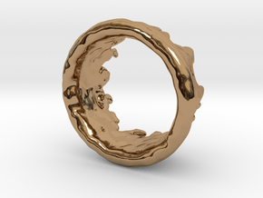 Ring Melting No.9 in Polished Brass