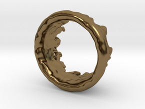 Ring Melting No.9 in Polished Bronze