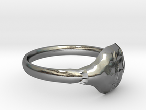 RING15CMK1 in Polished Silver