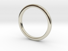 Ring for Cyndi size 7 (2mm wide, 2mm thick) in 14k White Gold