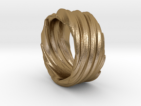 Twisted No.2 in Polished Gold Steel
