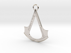 Assassin's creed logo-bottle opener (with ring) in Platinum