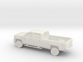 1/87 2015 Chevrolet Silverado Long Bed in White Natural Versatile Plastic