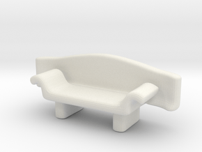 Couch No. 5 in White Natural Versatile Plastic