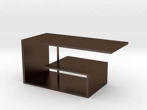 Table No. 9 in Polished Bronze Steel
