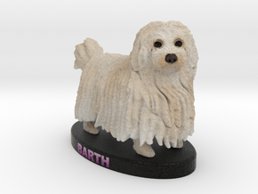 Custom Dog Figurine - Barth in Full Color Sandstone