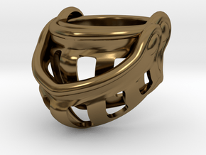Knight Ring 9.5 in Polished Bronze