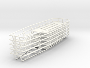 1/18 Tapered Stokes Basket (Set of 5) in White Processed Versatile Plastic