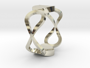 InfinityLove ring Size 54 in 14k White Gold