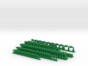 1/18 scale fitting set in Green Processed Versatile Plastic