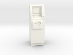 SlimCash 200 ATM, O-scale / Dollhouse 1:48 scale in White Processed Versatile Plastic