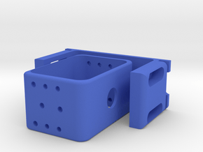 Floating Shield Mount For Printing in Blue Processed Versatile Plastic