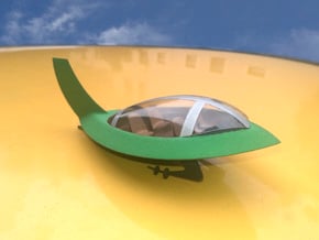 Jetsons Hull Solid in Green Processed Versatile Plastic