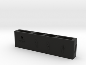 Macbook Pro Retina Cable Organizer With USB in Black Natural Versatile Plastic