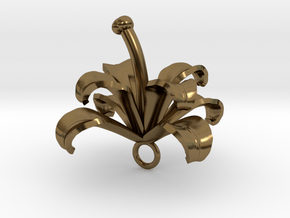Flower in Polished Bronze