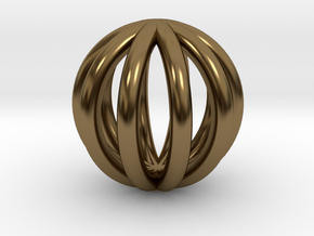 BALL5 in Polished Bronze