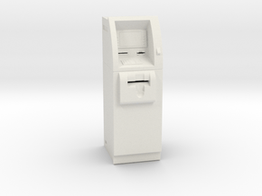 SlimCash 200 ATM, Dollhouse 1:24 Scale in White Natural Versatile Plastic