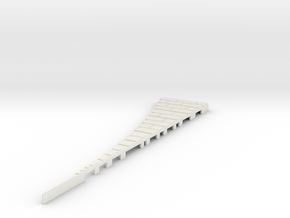 P-165stg-left-outside-wedge-big-1a in White Natural Versatile Plastic