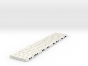 P-165stg-straight-long-wedge-1a in White Natural Versatile Plastic