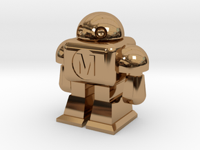 MAKE Robot in Polished Brass