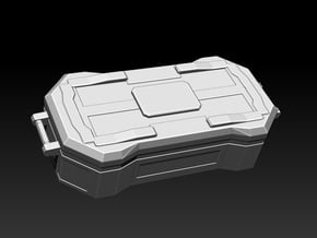 sci fi cargobox  in Tan Fine Detail Plastic