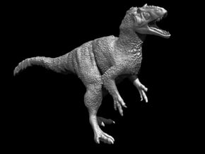 Yutyrannus 1:72 scale model in White Natural Versatile Plastic