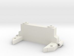 DMR MPC A-Arm Bulkhead in White Natural Versatile Plastic