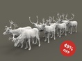 Cart Item (Reindeer Set 1:87 eight different pieces) Thumbnail