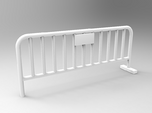 Barrier 01 (portable fence). Scale HO (1:87)