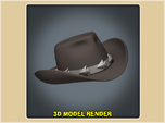 1:6 Scale Cheyenne Cowboy Hat