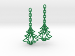 Christmas Tree Star Earrings