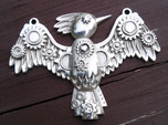 Steampunk Bird Pendant