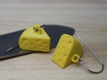 Cheese Wedge Earrings - Horizontal