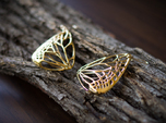 Metal Butterfly Earrings (L)