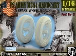 1-16 Wheels For M3A4 Handcart
