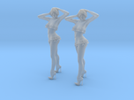 1/24 scale nose-art striptease dancer figure A x 2