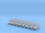 HO SCALE Detailed Chairs X16