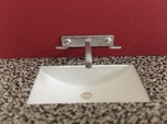 Bathroom sink, under-counter, 1:12